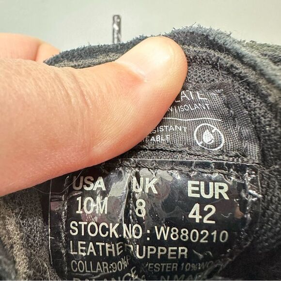 Wolverine EPX water resistant black leather winter work boots women's 10. - Picture 7 of 7